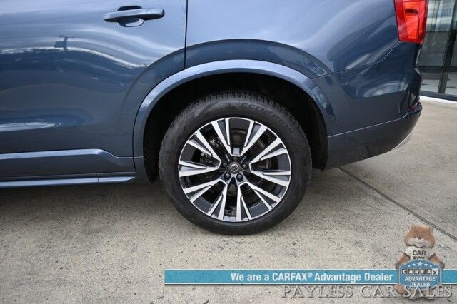 2022 Volvo XC90 Momentum / AWD / Climate Pkg / Front & Rear Heated Leather Seats / Heated Steering Wheel / Panoramic Sunroof / Navigation / Lane Departure & Blind Spot Alert / Apple CarPlay & Android Auto / 3rd Row / Seats 7 / 27 MPG Anchorage AK