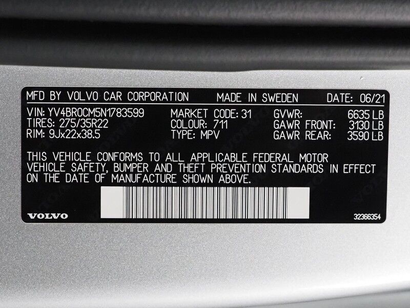 2022 Volvo XC90 Recharge Plug-In Hybrid AWD R-Design *HEADS-UP DISPLAY, NAVIGATION, ADAPTIVE CRUISE, SAFETY ALERTS, 360 CAMERAS, PANO MOONROOF, NAPPA LEATHER, HEATED SEATS/STEERING, 22 INCH WHEELS, BOWERS & WILKINS Round Rock TX