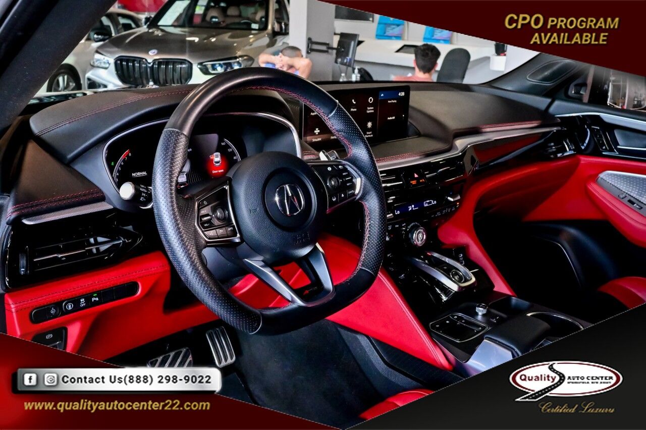 2023 Acura MDX w/A-Spec Package, 2-Tone RED Interior