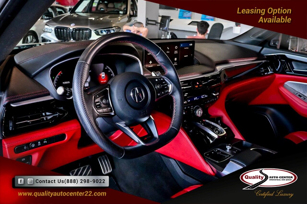 2023 Acura MDX w/A-Spec Package, 2-Tone RED Interior