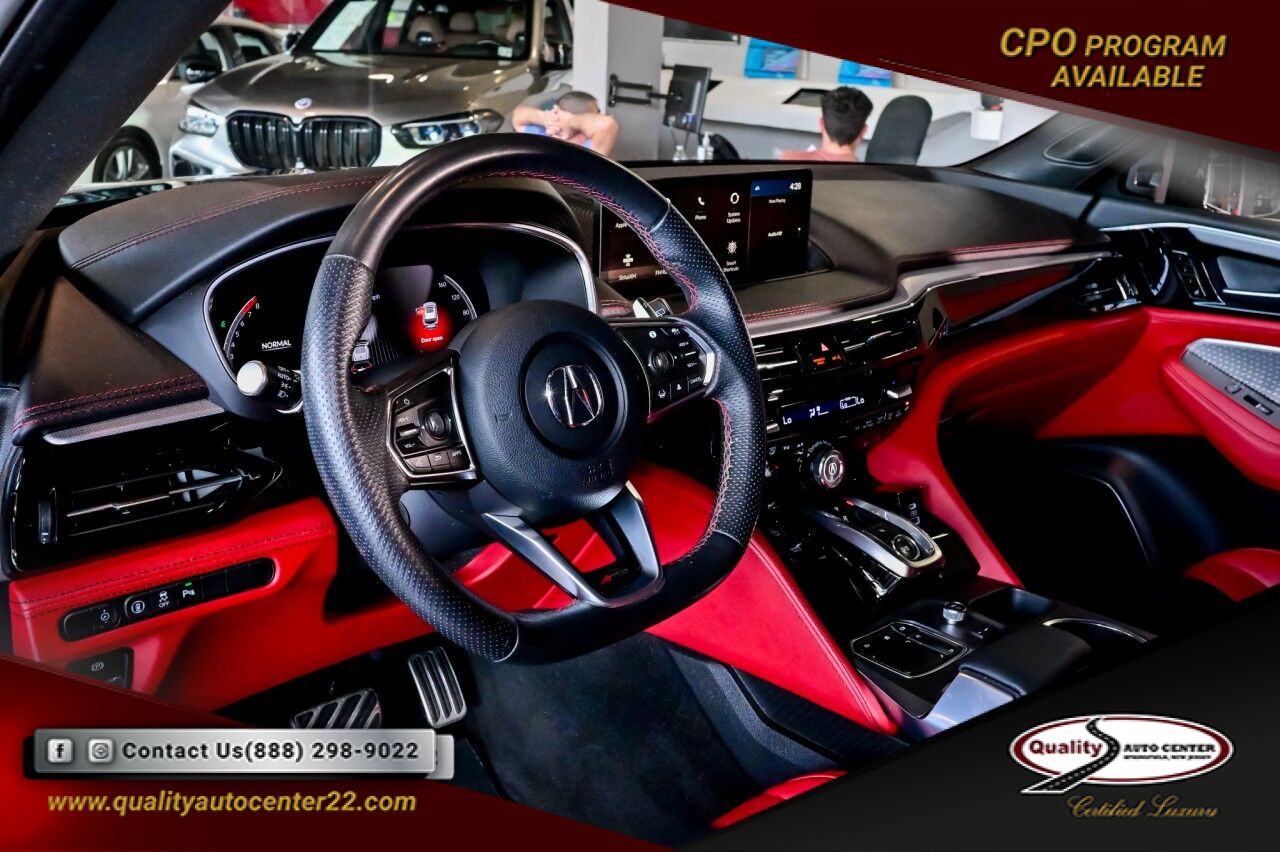 2023 Acura MDX w/A-Spec Package, 2-Tone RED Interior
