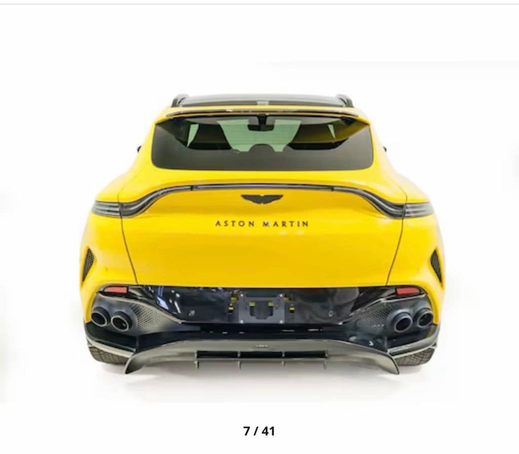 2023 Aston Martin DBX 707 Orange MA