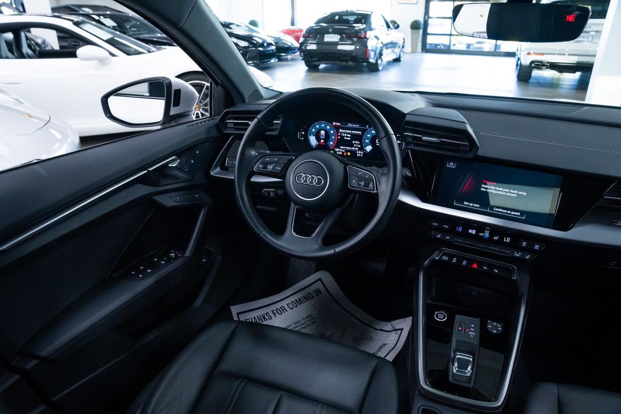 2023 Audi A3 40 Premium Black Optic Sport Package Convenience Pack Portland OR