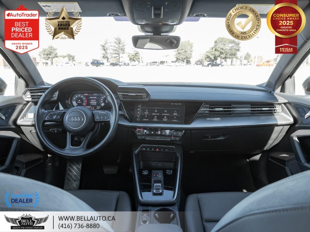 2023 Audi A3 Komfort | PANO | PARKASSIST | HTD LTHR SEATS | DIGITALDASH | NOACCIDENT Toronto ON