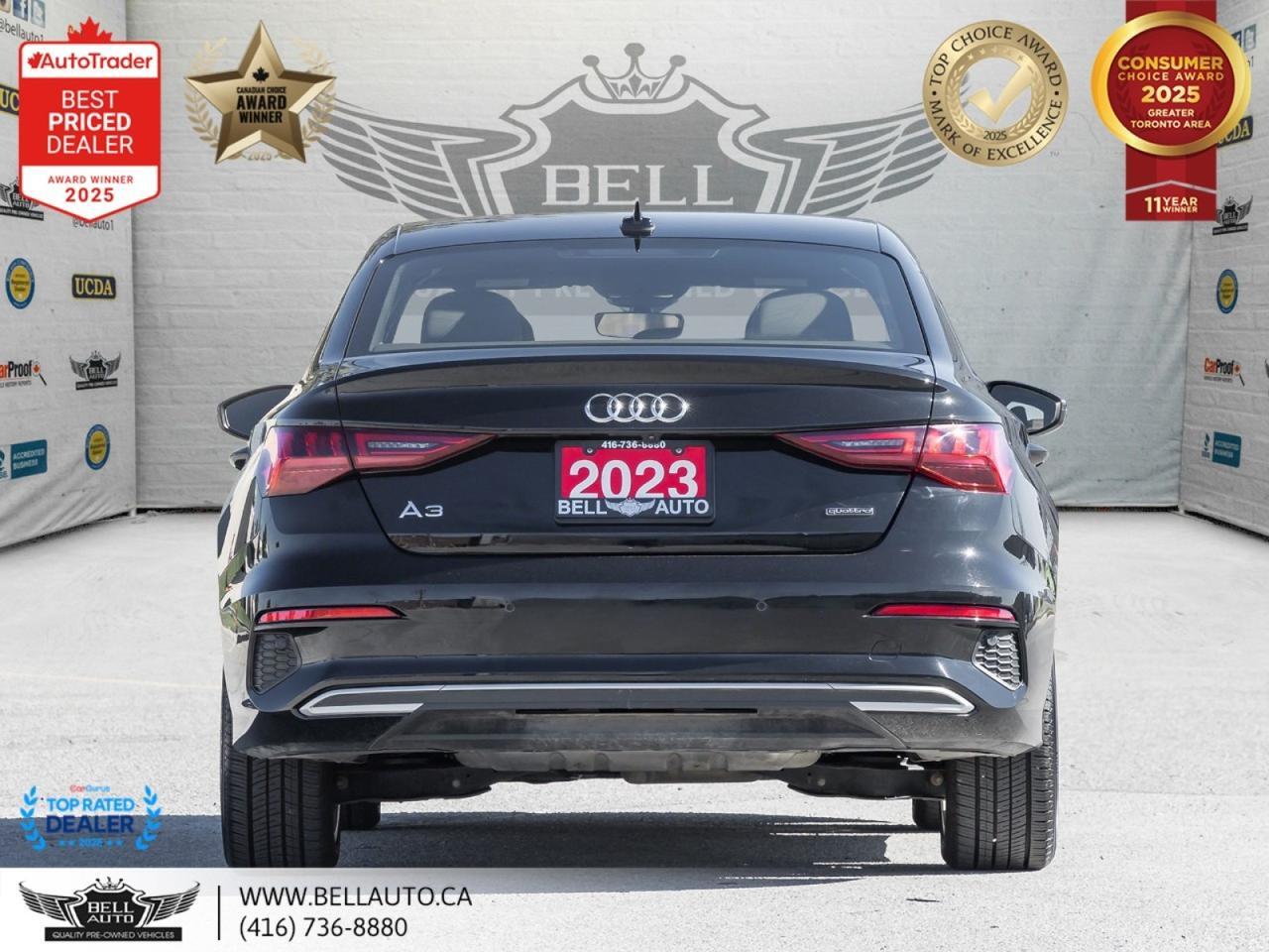 2023 Audi A3 Komfort | PANO | PARKASSIST | HTD LTHR SEATS | DIGITALDASH | NOACCIDENT Toronto ON