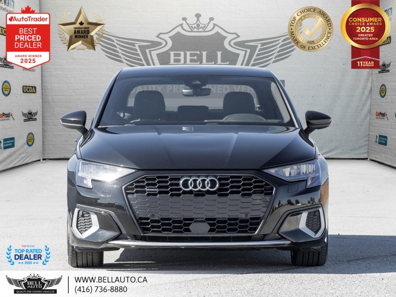 2023 Audi A3 Komfort | PANO | PARKASSIST | HTD LTHR SEATS | DIGITALDASH | NOACCIDENT Toronto ON