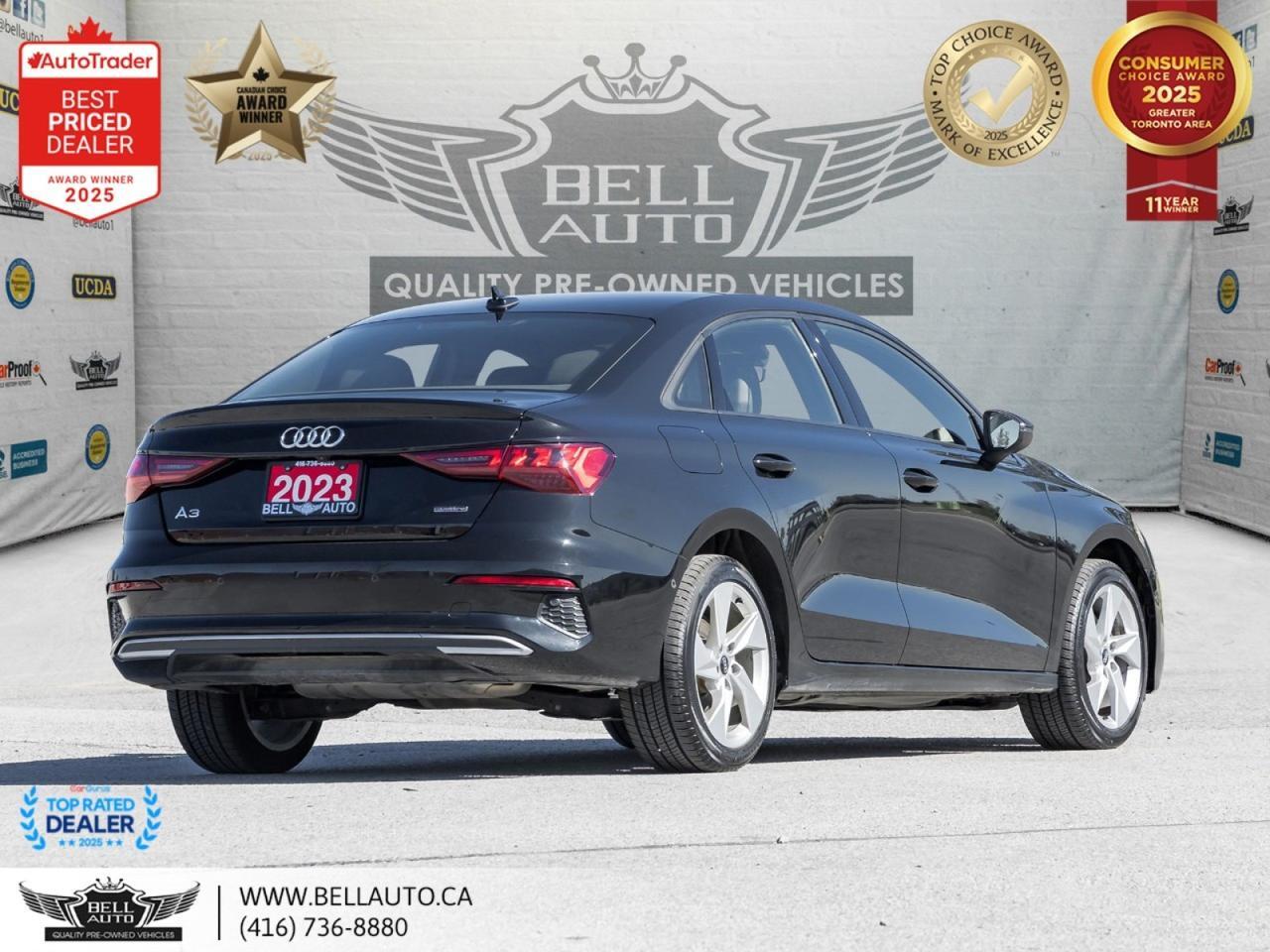 2023 Audi A3 Komfort | PANO | PARKASSIST | HTD LTHR SEATS | DIGITALDASH | NOACCIDENT Toronto ON