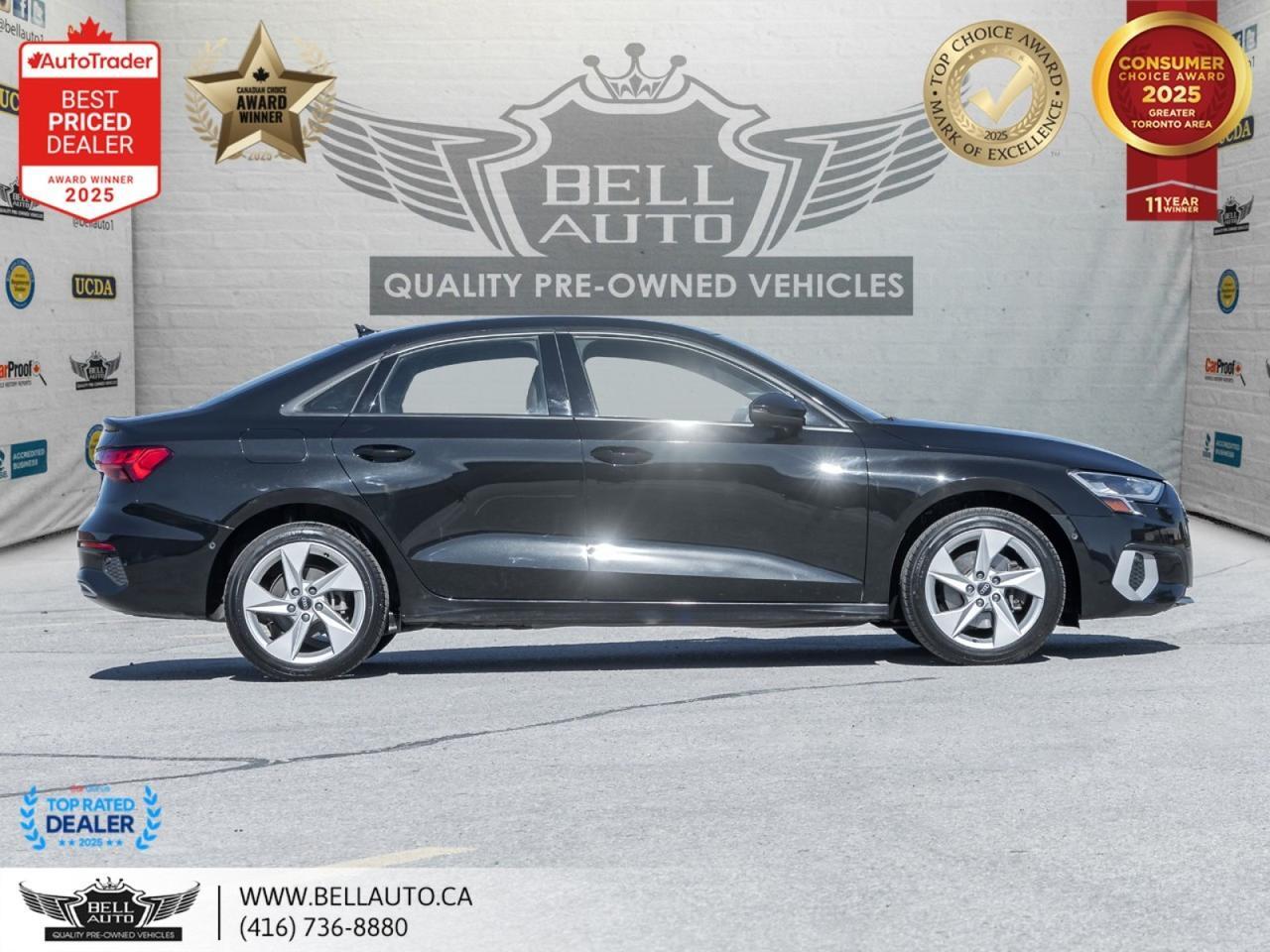 2023 Audi A3 Komfort | PANO | PARKASSIST | HTD LTHR SEATS | DIGITALDASH | NOACCIDENT Toronto ON
