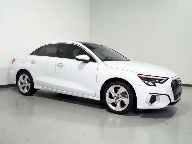 2023 Audi A3 Premium 40 TFSI *CONVENIENCE PKG, SAFETY ALERTS, BACKUP-CAMERA, COLOR TOUCHSCREEN, MOONROOF, LEATHER, HEATED SEATS, ADVANCED KEY, PARK ASSIST, WIRELESS CHARGING, ANDROID & APPLE