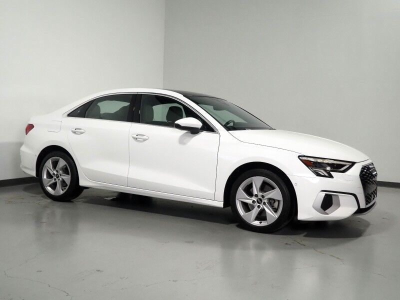 2023 Audi A3 Premium 40 TFSI *CONVENIENCE PKG, SAFETY ALERTS, BACKUP-CAMERA, COLOR TOUCHSCREEN, MOONROOF, LEATHER, HEATED SEATS, ADVANCED KEY, PARK ASSIST, WIRELESS CHARGING, ANDROID & APPLE