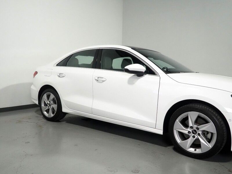 2023 Audi A3 Premium 40 TFSI *CONVENIENCE PKG, SAFETY ALERTS, BACKUP-CAMERA, COLOR TOUCHSCREEN, MOONROOF, LEATHER, HEATED SEATS, ADVANCED KEY, PARK ASSIST, WIRELESS CHARGING, ANDROID & APPLE Round Rock TX