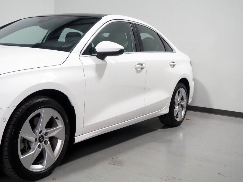2023 Audi A3 Premium 40 TFSI *CONVENIENCE PKG, SAFETY ALERTS, BACKUP-CAMERA, COLOR TOUCHSCREEN, MOONROOF, LEATHER, HEATED SEATS, ADVANCED KEY, PARK ASSIST, WIRELESS CHARGING, ANDROID & APPLE Round Rock TX
