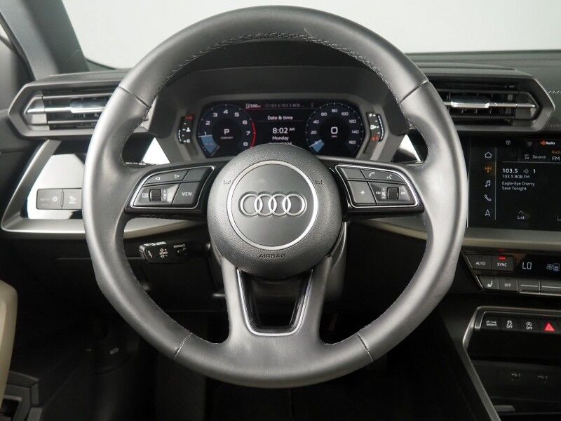 2023 Audi A3 Premium 40 TFSI *CONVENIENCE PKG, SAFETY ALERTS, BACKUP-CAMERA, COLOR TOUCHSCREEN, MOONROOF, LEATHER, HEATED SEATS, ADVANCED KEY, PARK ASSIST, WIRELESS CHARGING, ANDROID & APPLE Round Rock TX
