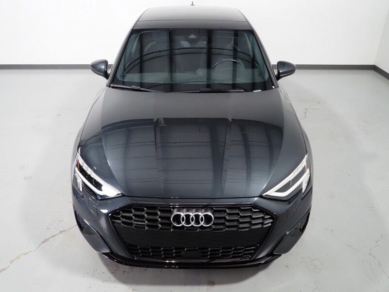 2023 Audi A3 Premium 40 TFSI Quattro *BLACK OPTIC PKG, CONVENIENCE PKG, SAFETY ALERTS, BACKUP-CAMERA, COLOR TOUCHSCREEN, MOONROOF, LEATHER, HEATED SEATS, ADVANCED KEY, PARK ASSIST, WIRELESS CHARGING, ANDROID & APPLE Round Rock TX
