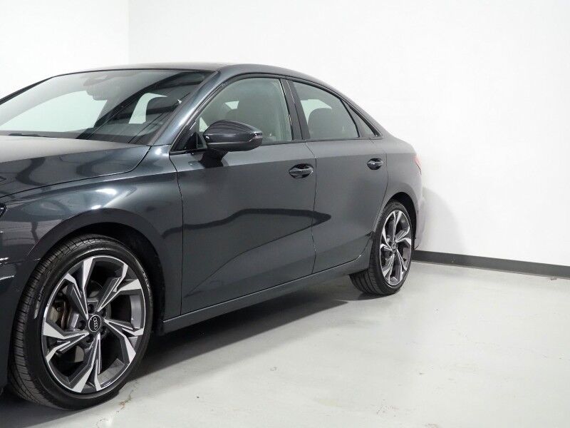 2023 Audi A3 Premium 40 TFSI Quattro *BLACK OPTIC PKG, CONVENIENCE PKG, SAFETY ALERTS, BACKUP-CAMERA, COLOR TOUCHSCREEN, MOONROOF, LEATHER, HEATED SEATS, ADVANCED KEY, PARK ASSIST, WIRELESS CHARGING, ANDROID & APPLE Round Rock TX