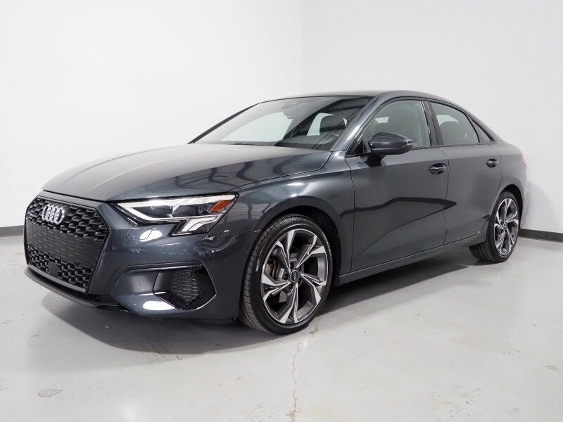 2023 Audi A3 Premium 40 TFSI Quattro *BLACK OPTIC PKG, CONVENIENCE PKG, SAFETY ALERTS, BACKUP-CAMERA, COLOR TOUCHSCREEN, MOONROOF, LEATHER, HEATED SEATS, ADVANCED KEY, PARK ASSIST, WIRELESS CHARGING, ANDROID & APPLE Round Rock TX