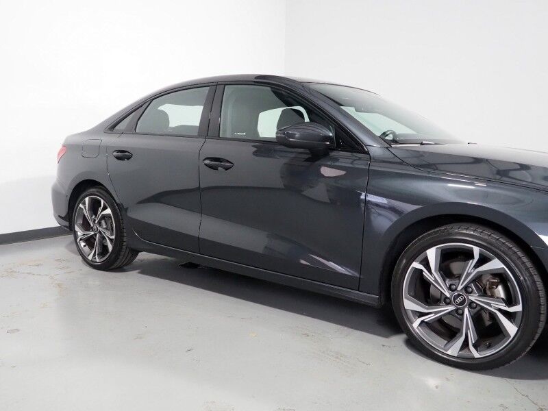 2023 Audi A3 Premium 40 TFSI Quattro *BLACK OPTIC PKG, CONVENIENCE PKG, SAFETY ALERTS, BACKUP-CAMERA, COLOR TOUCHSCREEN, MOONROOF, LEATHER, HEATED SEATS, ADVANCED KEY, PARK ASSIST, WIRELESS CHARGING, ANDROID & APPLE Round Rock TX