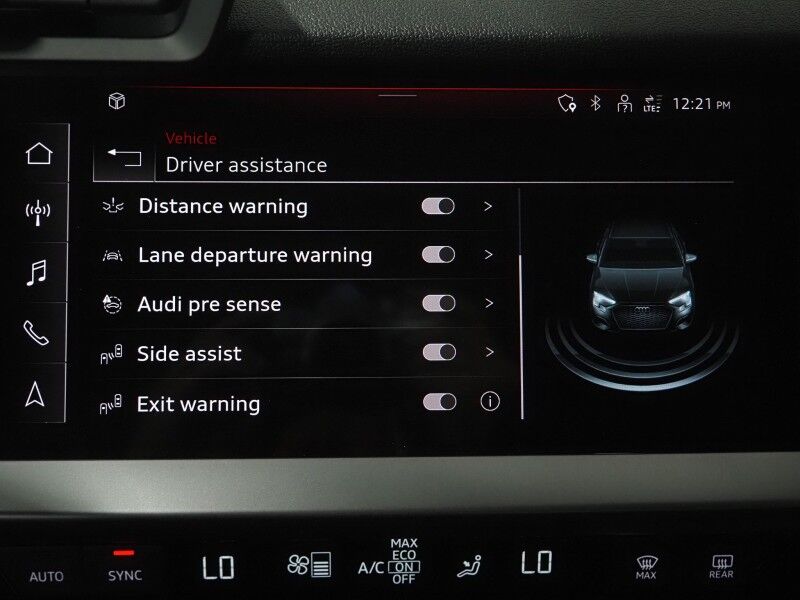 2023 Audi A3 Premium 40 TFSI Quattro *BLACK OPTIC PKG, CONVENIENCE PKG, SAFETY ALERTS, BACKUP-CAMERA, COLOR TOUCHSCREEN, MOONROOF, LEATHER, HEATED SEATS, ADVANCED KEY, PARK ASSIST, WIRELESS CHARGING, ANDROID & APPLE Round Rock TX