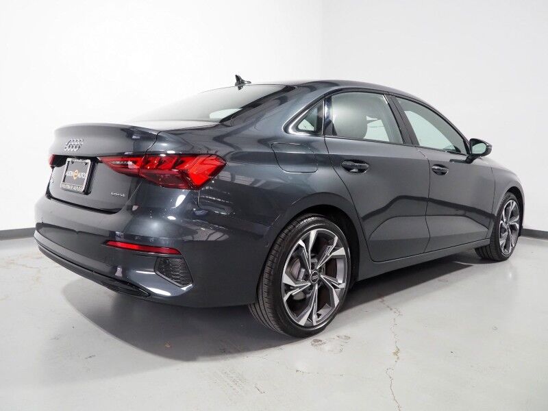2023 Audi A3 Premium 40 TFSI Quattro *BLACK OPTIC PKG, CONVENIENCE PKG, SAFETY ALERTS, BACKUP-CAMERA, COLOR TOUCHSCREEN, MOONROOF, LEATHER, HEATED SEATS, ADVANCED KEY, PARK ASSIST, WIRELESS CHARGING, ANDROID & APPLE Round Rock TX