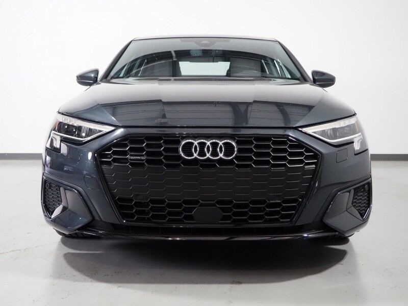 2023 Audi A3 Premium 40 TFSI Quattro *BLACK OPTIC PKG, CONVENIENCE PKG, SAFETY ALERTS, BACKUP-CAMERA, COLOR TOUCHSCREEN, MOONROOF, LEATHER, HEATED SEATS, ADVANCED KEY, PARK ASSIST, WIRELESS CHARGING, ANDROID & APPLE Round Rock TX