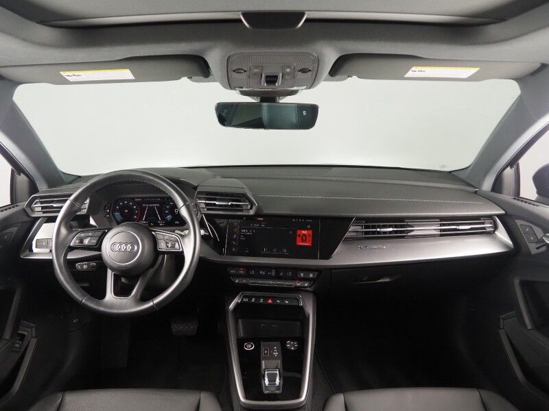 2023 Audi A3 Premium 40 TFSI Quattro *BLACK OPTIC PKG, CONVENIENCE PKG, SAFETY ALERTS, BACKUP-CAMERA, COLOR TOUCHSCREEN, MOONROOF, LEATHER, HEATED SEATS, ADVANCED KEY, PARK ASSIST, WIRELESS CHARGING, ANDROID & APPLE