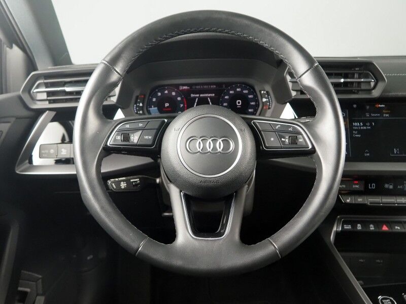 2023 Audi A3 Premium 40 TFSI Quattro *BLACK OPTIC PKG, CONVENIENCE PKG, SAFETY ALERTS, BACKUP-CAMERA, COLOR TOUCHSCREEN, MOONROOF, LEATHER, HEATED SEATS, ADVANCED KEY, PARK ASSIST, WIRELESS CHARGING, ANDROID & APPLE Round Rock TX
