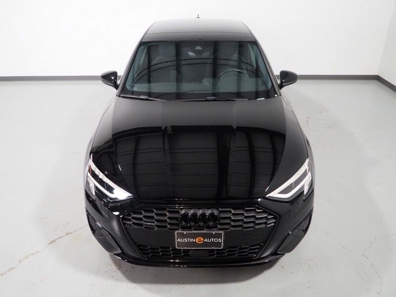 2023 Audi A3 Premium 40 TFSI Quattro *BLACK OPTIC PKG, CONVENIENCE PKG, SAFETY ALERTS, BACKUP-CAMERA, COLOR TOUCHSCREEN, MOONROOF, LEATHER, HEATED SEATS, ADVANCED KEY, PARK ASSIST, WIRELESS CHARGING, ANDROID & APPLE Round Rock TX