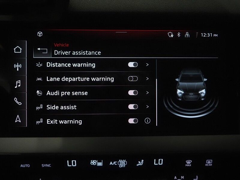 2023 Audi A3 Premium 40 TFSI Quattro *BLACK OPTIC PKG, CONVENIENCE PKG, SAFETY ALERTS, BACKUP-CAMERA, COLOR TOUCHSCREEN, MOONROOF, LEATHER, HEATED SEATS, ADVANCED KEY, PARK ASSIST, WIRELESS CHARGING, ANDROID & APPLE Round Rock TX