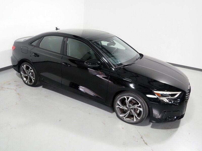 2023 Audi A3 Premium 40 TFSI Quattro *BLACK OPTIC PKG, CONVENIENCE PKG, SAFETY ALERTS, BACKUP-CAMERA, COLOR TOUCHSCREEN, MOONROOF, LEATHER, HEATED SEATS, ADVANCED KEY, PARK ASSIST, WIRELESS CHARGING, ANDROID & APPLE Round Rock TX