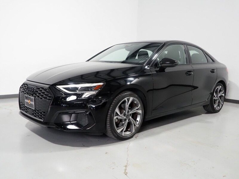 2023 Audi A3 Premium 40 TFSI Quattro *BLACK OPTIC PKG, CONVENIENCE PKG, SAFETY ALERTS, BACKUP-CAMERA, COLOR TOUCHSCREEN, MOONROOF, LEATHER, HEATED SEATS, ADVANCED KEY, PARK ASSIST, WIRELESS CHARGING, ANDROID & APPLE Round Rock TX
