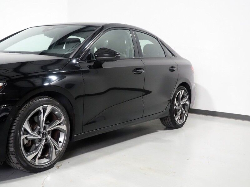 2023 Audi A3 Premium 40 TFSI Quattro *BLACK OPTIC PKG, CONVENIENCE PKG, SAFETY ALERTS, BACKUP-CAMERA, COLOR TOUCHSCREEN, MOONROOF, LEATHER, HEATED SEATS, ADVANCED KEY, PARK ASSIST, WIRELESS CHARGING, ANDROID & APPLE Round Rock TX