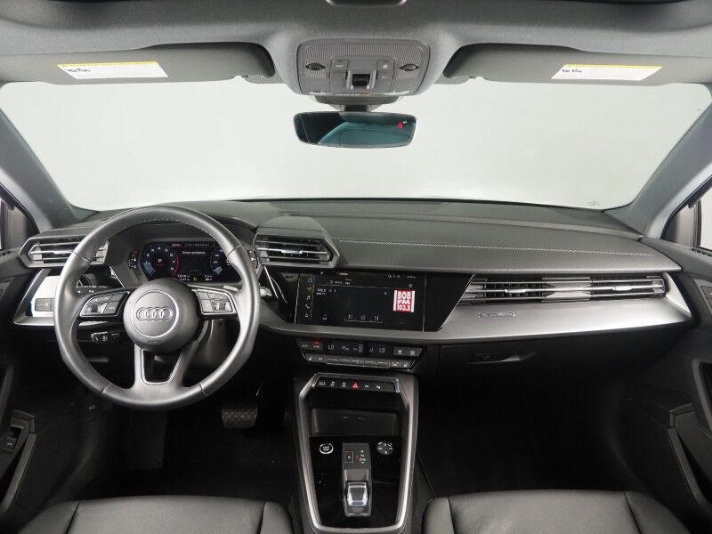 2023 Audi A3 Premium 40 TFSI Quattro *BLACK OPTIC PKG, CONVENIENCE PKG, SAFETY ALERTS, BACKUP-CAMERA, COLOR TOUCHSCREEN, MOONROOF, LEATHER, HEATED SEATS, ADVANCED KEY, PARK ASSIST, WIRELESS CHARGING, ANDROID & APPLE