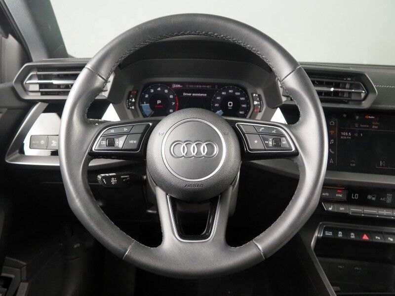 2023 Audi A3 Premium 40 TFSI Quattro *BLACK OPTIC PKG, CONVENIENCE PKG, SAFETY ALERTS, BACKUP-CAMERA, COLOR TOUCHSCREEN, MOONROOF, LEATHER, HEATED SEATS, ADVANCED KEY, PARK ASSIST, WIRELESS CHARGING, ANDROID & APPLE Round Rock TX