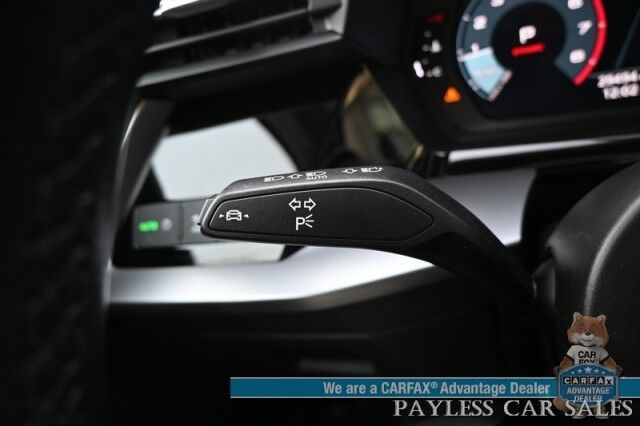 2023 Audi A3 Premium / AWD / Convenience & Black Optic Pkg / Power & Heated Leather Seats / Sunroof / Adaptive Cruise Control / Lane Departure & Blind Spot Alert / Apple CarPlay & Android Auto / Back Up Camera Anchorage AK