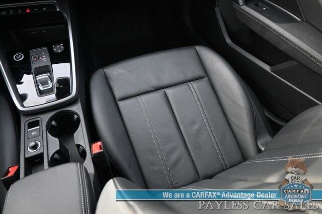 2023 Audi A3 Premium / AWD / Convenience & Black Optic Pkg / Power & Heated Leather Seats / Sunroof / Adaptive Cruise Control / Lane Departure & Blind Spot Alert / Apple CarPlay & Android Auto / Back Up Camera Anchorage AK
