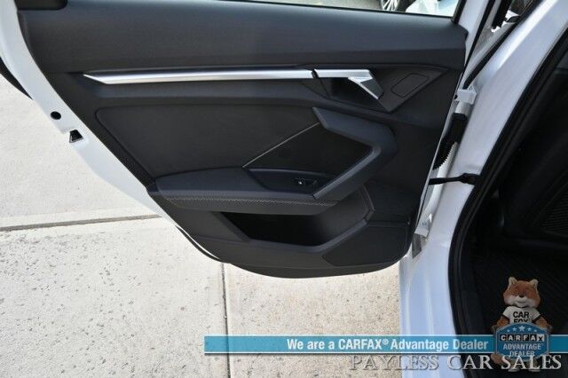2023 Audi A3 Premium / AWD / Convenience & Black Optic Pkg / Power & Heated Leather Seats / Sunroof / Adaptive Cruise Control / Lane Departure & Blind Spot Alert / Apple CarPlay & Android Auto / Back Up Camera Anchorage AK