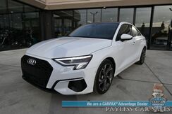 2023_Audi_A3_Premium / AWD / Convenience & Black Optic Pkg / Power & Heated Leather Seats / Sunroof / Adaptive Cruise Control / Lane Departure & Blind Spot Alert / Apple CarPlay & Android Auto / Back Up Camera_ Anchorage AK