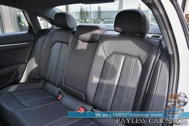 2023 Audi A3 Premium / AWD / Convenience & Black Optic Pkg / Power & Heated Leather Seats / Sunroof / Adaptive Cruise Control / Lane Departure & Blind Spot Alert / Apple CarPlay & Android Auto / Back Up Camera Anchorage AK