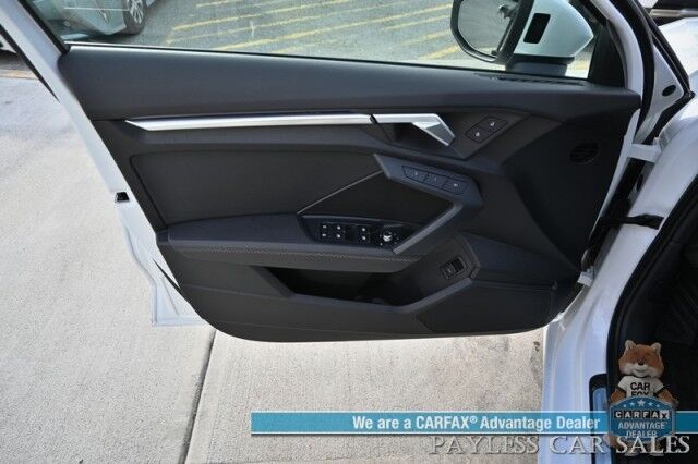 2023 Audi A3 Premium / AWD / Convenience & Black Optic Pkg / Power & Heated Leather Seats / Sunroof / Adaptive Cruise Control / Lane Departure & Blind Spot Alert / Apple CarPlay & Android Auto / Back Up Camera Anchorage AK
