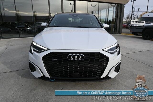 2023 Audi A3 Premium / AWD / Convenience & Black Optic Pkg / Power & Heated Leather Seats / Sunroof / Adaptive Cruise Control / Lane Departure & Blind Spot Alert / Apple CarPlay & Android Auto / Back Up Camera Anchorage AK
