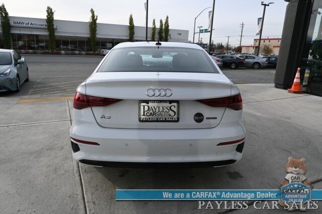 2023 Audi A3 Premium / AWD / Convenience & Black Optic Pkg / Power & Heated Leather Seats / Sunroof / Adaptive Cruise Control / Lane Departure & Blind Spot Alert / Apple CarPlay & Android Auto / Back Up Camera Anchorage AK