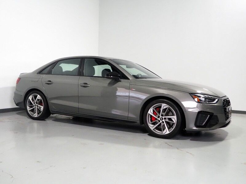 2023 Audi A4 S line Prestige 45 TFSI Quattro *BLACK OPTIC PKG, HEADS-UP DISPLAY, NAVIGATION, VIRTUAL COCKPIT, ADAPTIVE CRUISE, SAFETY ALERTS, 360 CAMERAS, MOONROOF, LEATHER/DINAMICA, HEATED SEATS/STEERING, AUTOMATIC PARKING, BANG & OLUFSEN, APPLE CARPLAY