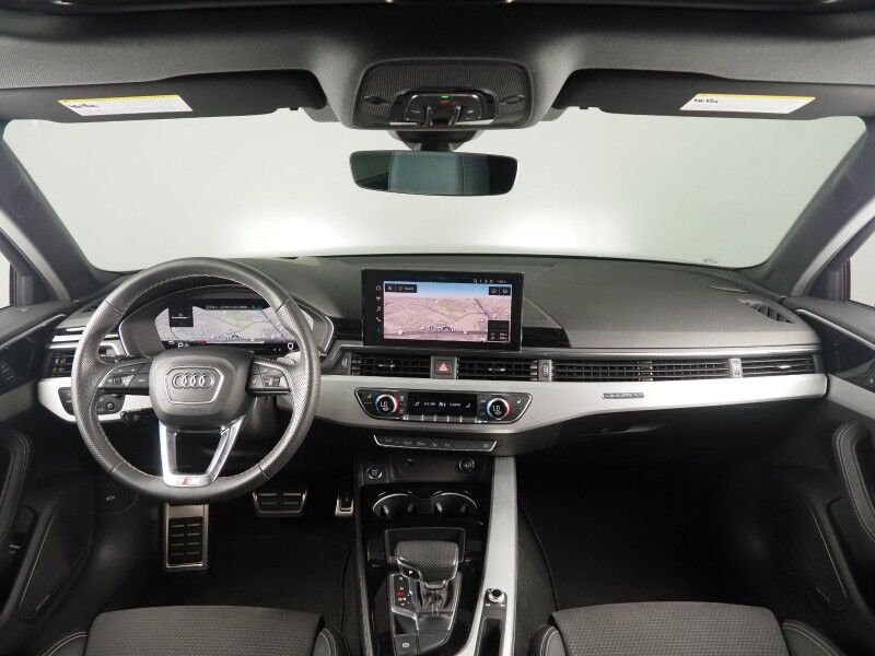 2023 Audi A4 S line Prestige 45 TFSI Quattro *BLACK OPTIC PKG, HEADS-UP DISPLAY, NAVIGATION, VIRTUAL COCKPIT, ADAPTIVE CRUISE, SAFETY ALERTS, 360 CAMERAS, MOONROOF, LEATHER/DINAMICA, HEATED SEATS/STEERING, AUTOMATIC PARKING, BANG & OLUFSEN, APPLE CARPLAY