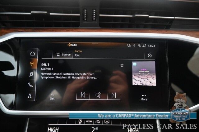 2023 Audi A6 Premium / AWD / Convenience Pkg / Heated Leather Seats & Steering Wheel / Sunroof / Navigation / 360 Camera / Adaptive Cruise / Lane Depart & Blind Spot / Apple CarPlay & Android Auto / Keyless Entry & Start / 1-Owner Anchorage AK