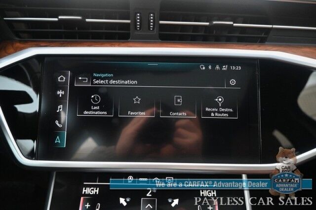 2023 Audi A6 Premium / AWD / Convenience Pkg / Heated Leather Seats & Steering Wheel / Sunroof / Navigation / 360 Camera / Adaptive Cruise / Lane Depart & Blind Spot / Apple CarPlay & Android Auto / Keyless Entry & Start / 1-Owner Anchorage AK