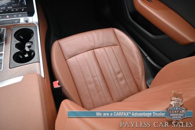 2023 Audi A6 Premium / AWD / Convenience Pkg / Heated Leather Seats & Steering Wheel / Sunroof / Navigation / 360 Camera / Adaptive Cruise / Lane Depart & Blind Spot / Apple CarPlay & Android Auto / Keyless Entry & Start / 1-Owner Anchorage AK