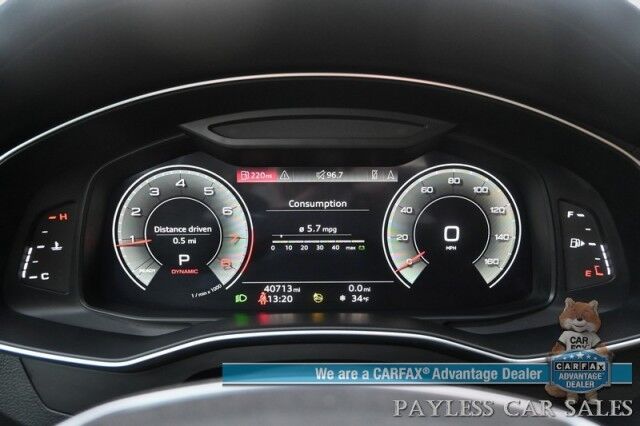2023 Audi A6 Premium / AWD / Convenience Pkg / Heated Leather Seats & Steering Wheel / Sunroof / Navigation / 360 Camera / Adaptive Cruise / Lane Depart & Blind Spot / Apple CarPlay & Android Auto / Keyless Entry & Start / 1-Owner Anchorage AK