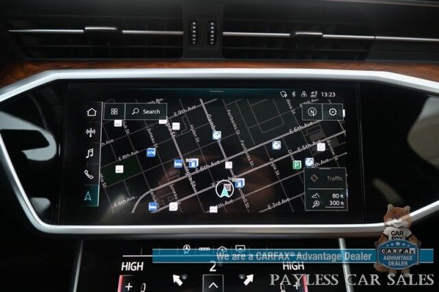 2023 Audi A6 Premium / AWD / Convenience Pkg / Heated Leather Seats & Steering Wheel / Sunroof / Navigation / 360 Camera / Adaptive Cruise / Lane Depart & Blind Spot / Apple CarPlay & Android Auto / Keyless Entry & Start / 1-Owner Anchorage AK