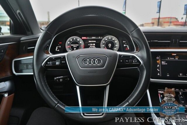 2023 Audi A6 Premium / AWD / Convenience Pkg / Heated Leather Seats & Steering Wheel / Sunroof / Navigation / 360 Camera / Adaptive Cruise / Lane Depart & Blind Spot / Apple CarPlay & Android Auto / Keyless Entry & Start / 1-Owner Anchorage AK