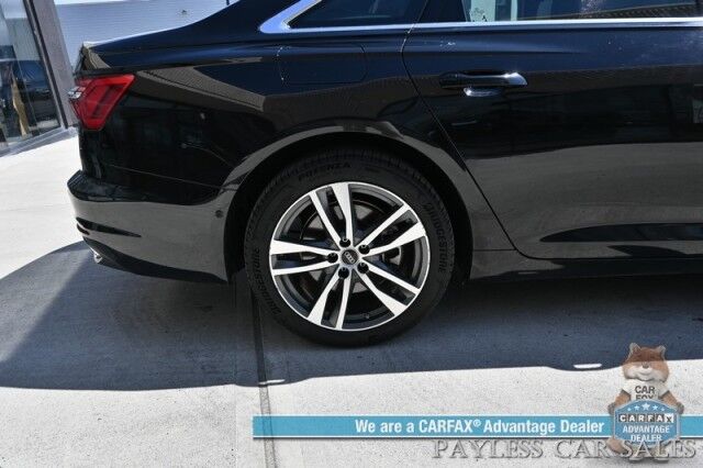 2023 Audi A6 Premium / AWD / Convenience Pkg / Heated Leather Seats & Steering Wheel / Sunroof / Navigation / 360 Camera / Adaptive Cruise / Lane Depart & Blind Spot / Apple CarPlay & Android Auto / Keyless Entry & Start / 1-Owner Anchorage AK